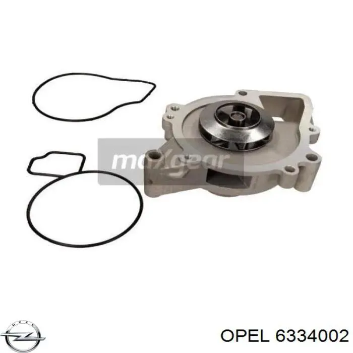 Помпа охолодження Opel 6334002 ціна, від 41.78 USD