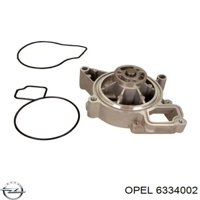 6334002 Opel помпа водяна, (насос охолодження)