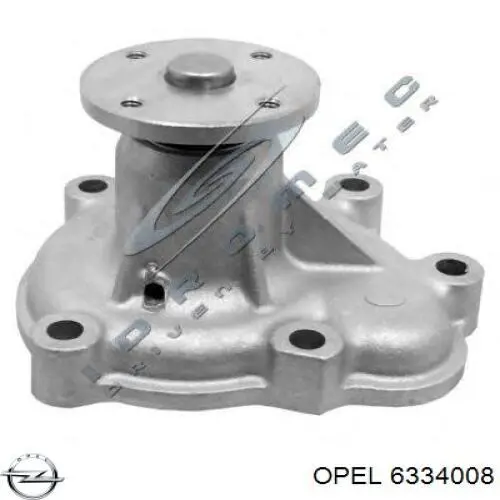 6334008 Opel помпа водяна, (насос охолодження)