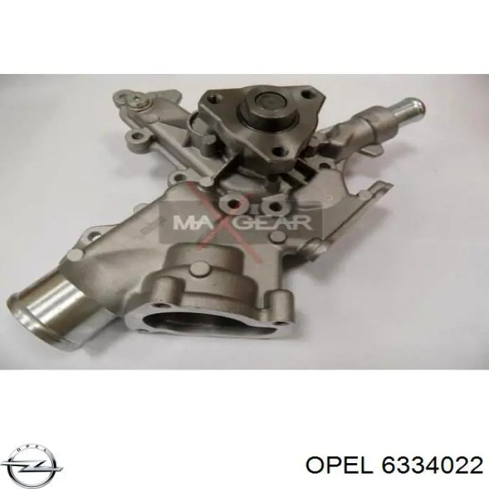 Помпа охолодження Opel 6334022 ціна, від 43.09 USD