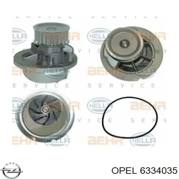 Купити 6334035 Opel Насос охолоджуючої рідини