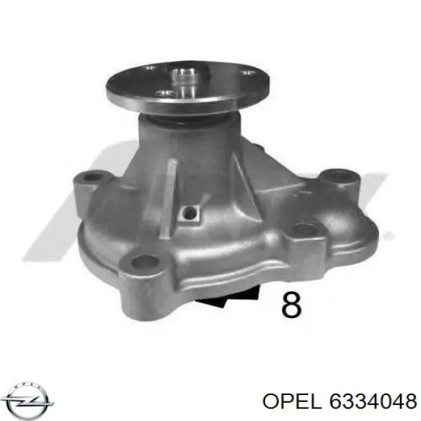Помпа охолодження Opel 6334048 ціна, від 1611.14 UAH