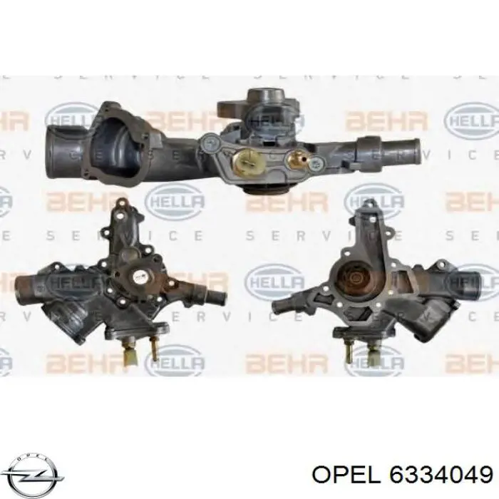 6334049 Opel Насос охолодження
