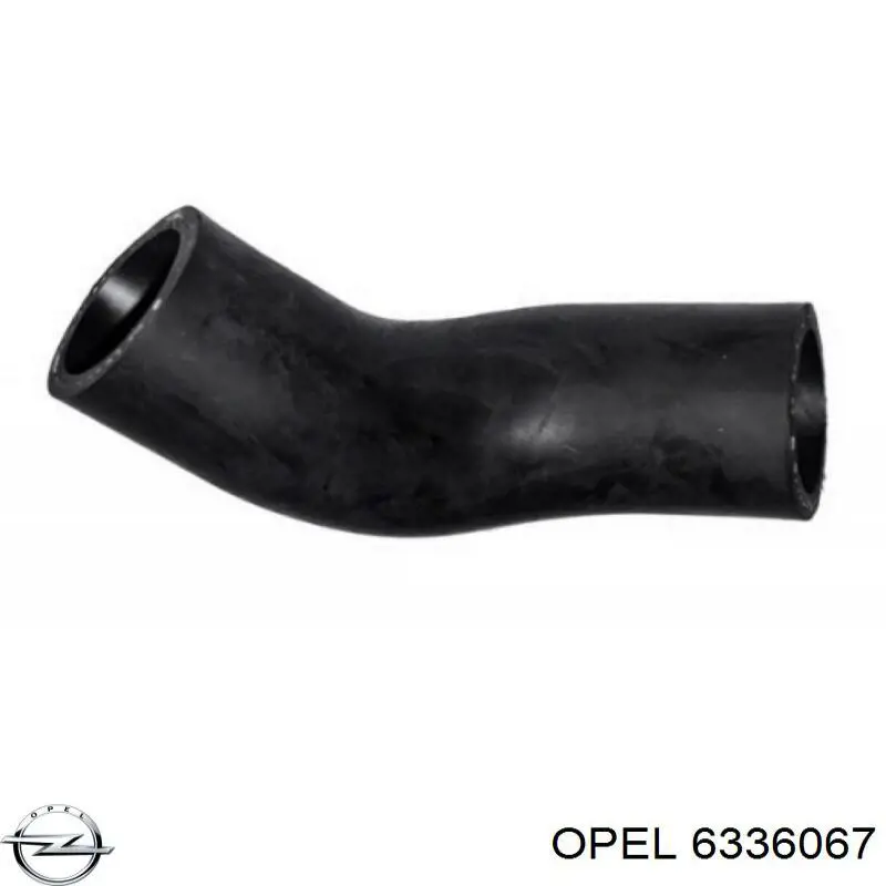 6336067 Opel Шланг термостата