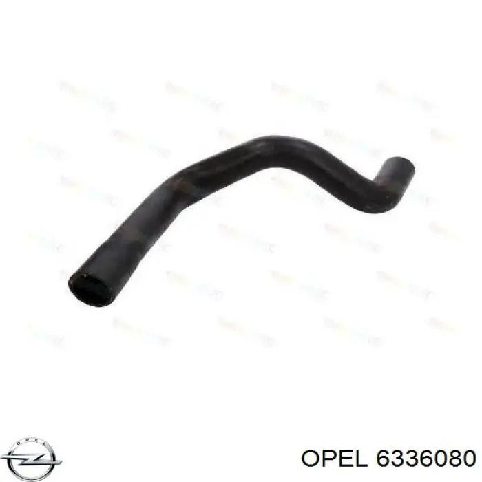 Купити 6336080 Opel Шланг/патрубок радіатора охолодження, нижній