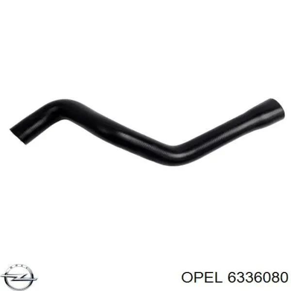 6336080 Opel Шланг/патрубок радіатора охолодження, нижній