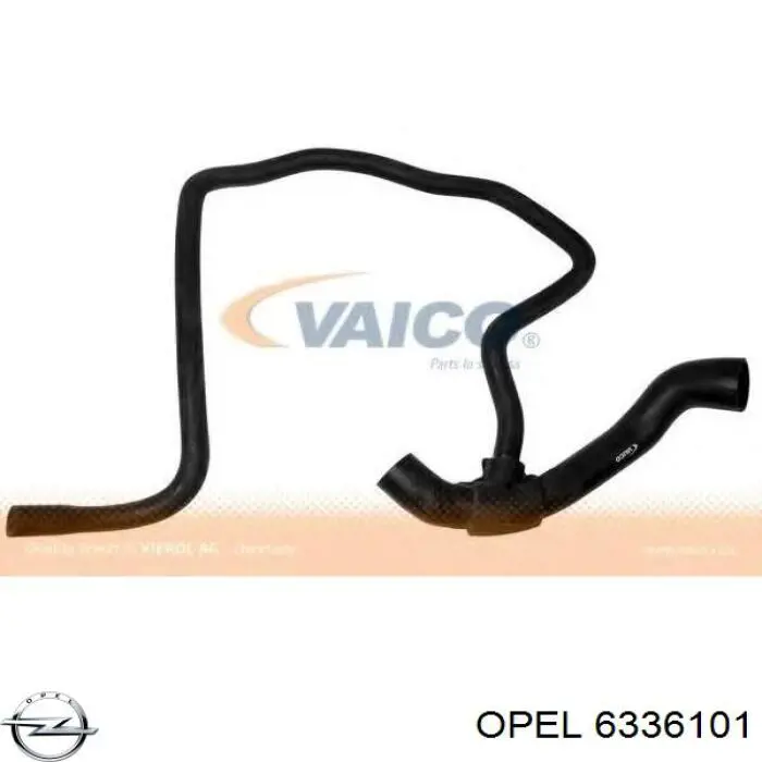 Шланг/патрубок радіатора охолодження, нижній Opel 6336101 ціна, від 25.85 USD
