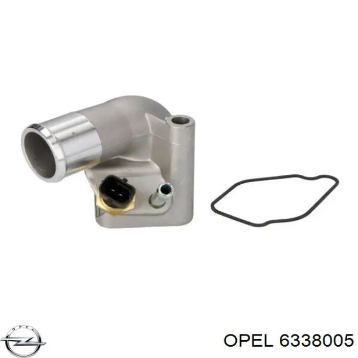 Кожух термостата Opel 6338005 ціна, від 30.94 USD