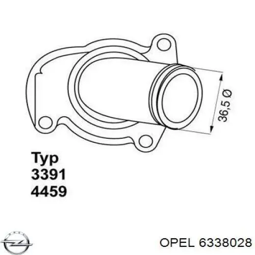 6338028 Opel термостат
