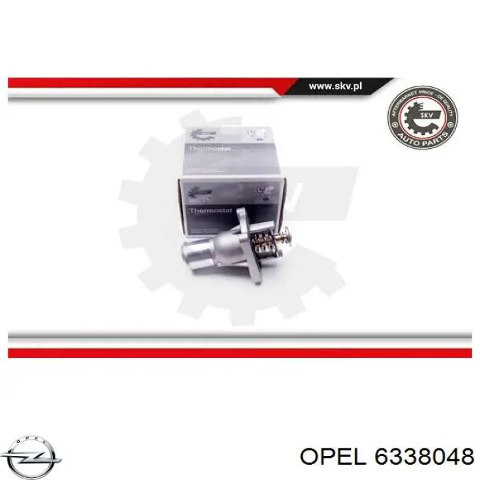 Кожух термостата Opel 6338048 ціна, від 54.16 USD