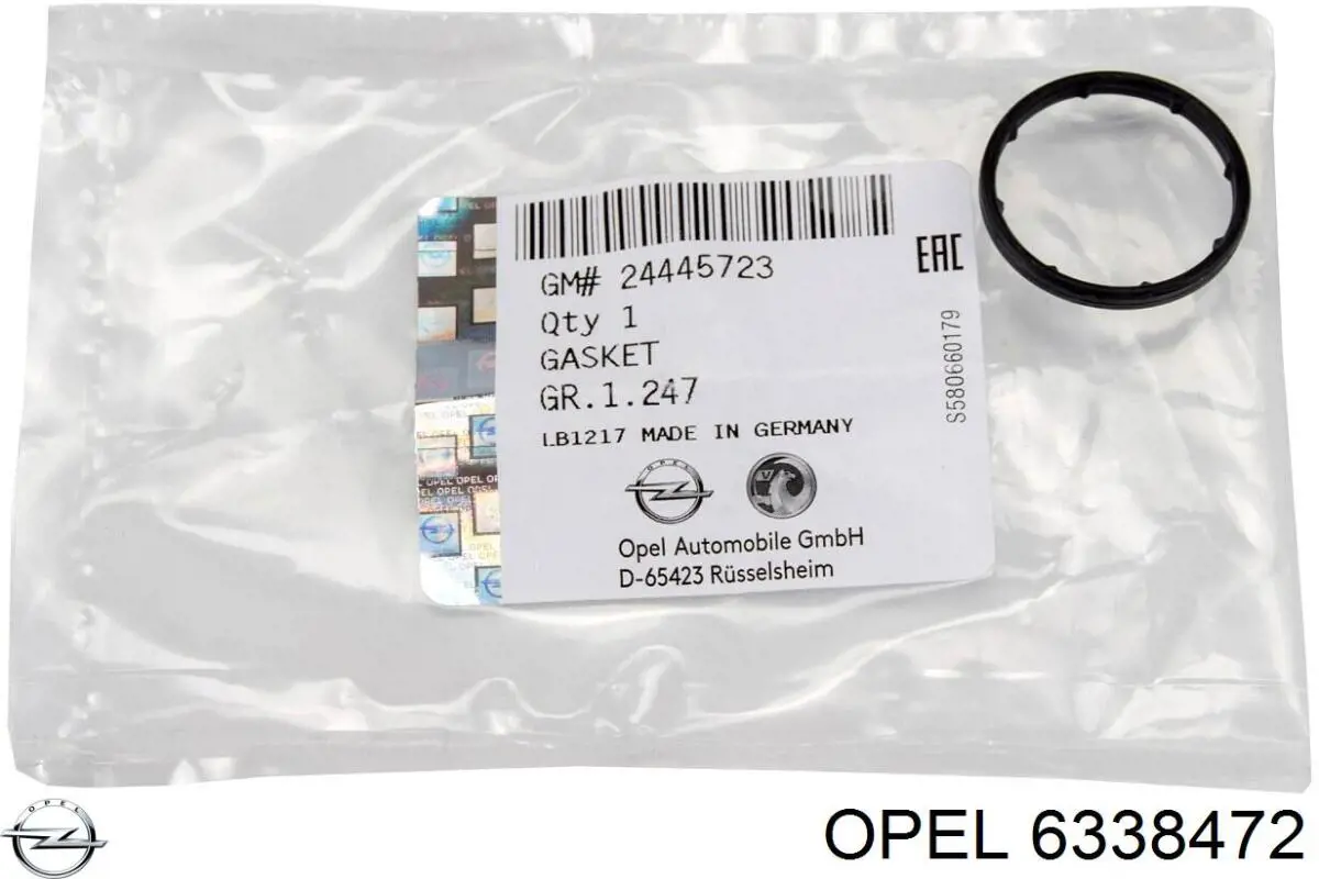 Прокладка корпусу термостата Opel 6338472 ціна, від 4.89 USD