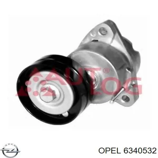 Натягувач приводного ременя Opel 6340532 ціна, від 24.23 USD