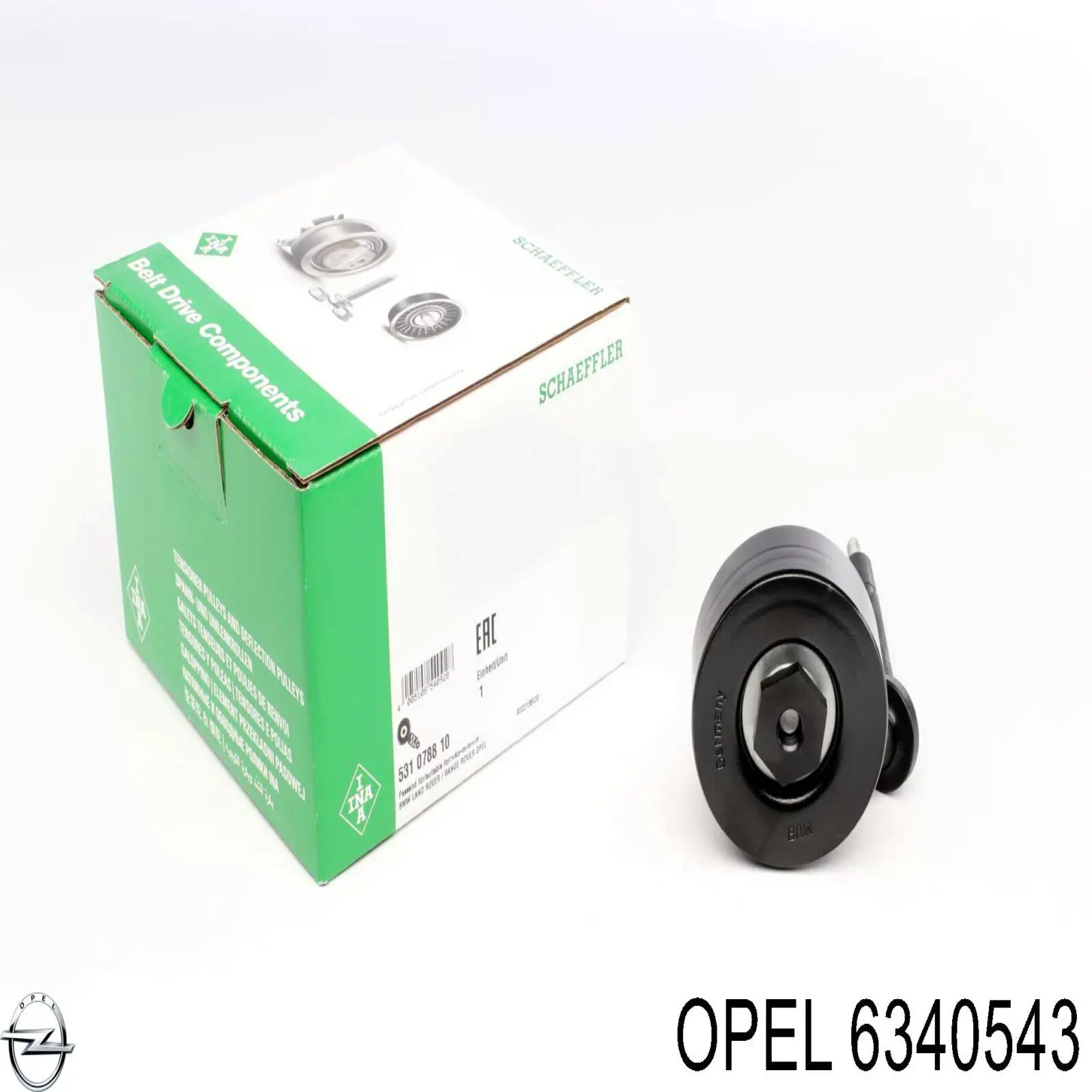 Натяжний ролик Opel 6340543 ціна, від 47.18 USD
