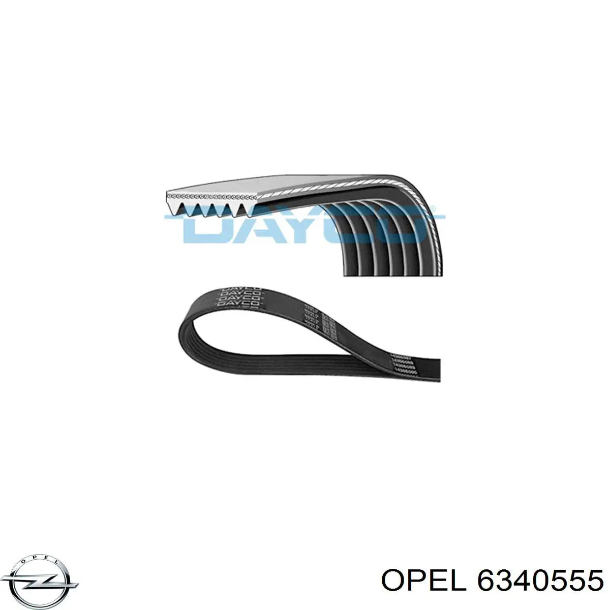 6340555 Opel Ролик приводного ременя, паразитний