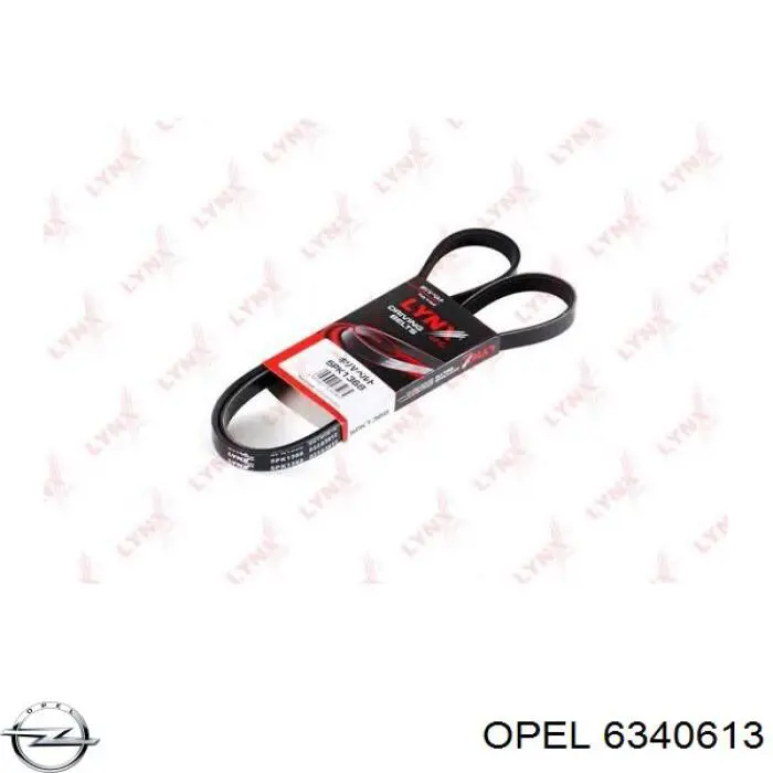 Купити 6340613 Opel Ремінь генератора