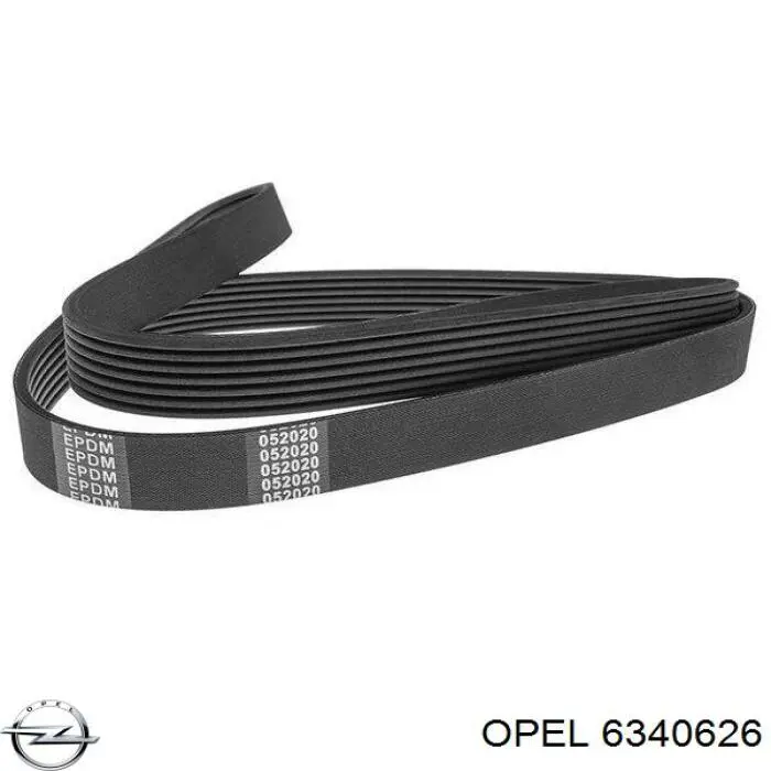 Клиновий ремінь Opel 6340626 ціна, від 7.48 USD