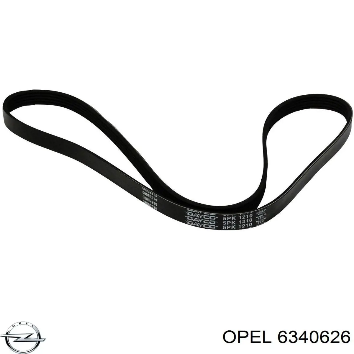 Купити 6340626 Opel Ремінь генератора