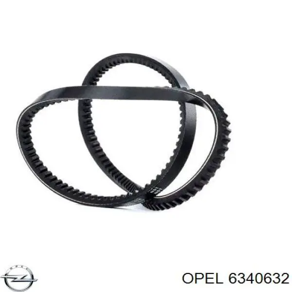6340632 Opel ремінь приводний, агрегатів