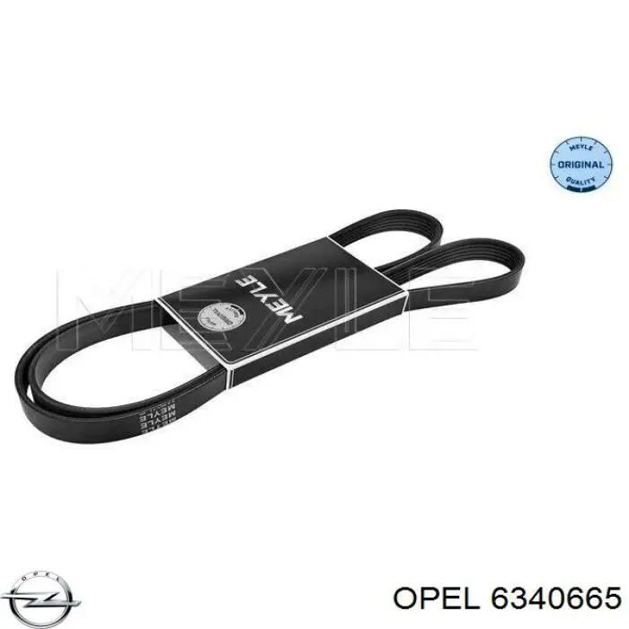 Клиновий ремінь Opel 6340665 ціна, від 10.64 USD