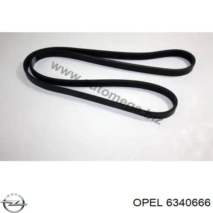6340666 Opel ремінь приводний, агрегатів