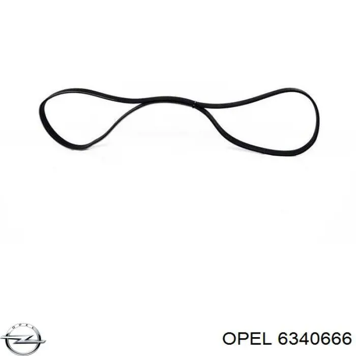 Клиновий ремінь Opel 6340666 ціна, від 13.91 USD