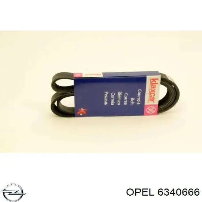 Купити 6340666 Opel Ремінь генератора