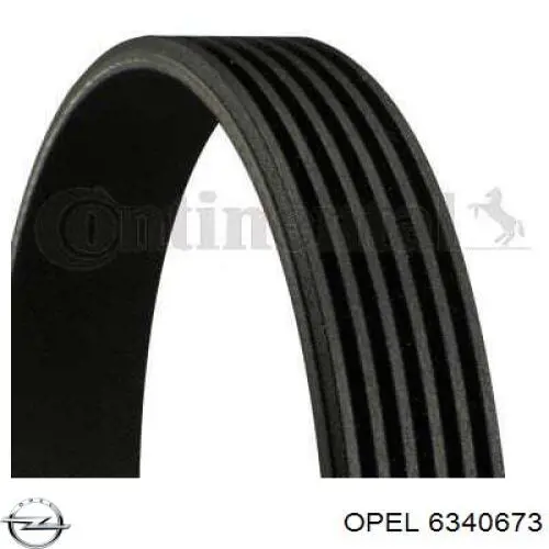 Клиновий ремінь Opel 6340673 ціна, від 12.95 USD