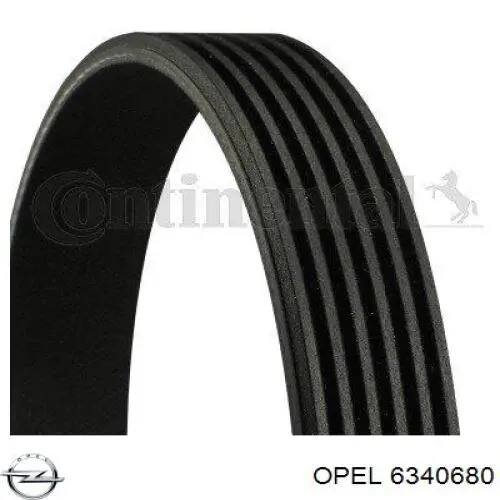 Купити 6340680 Opel Ремінь генератора