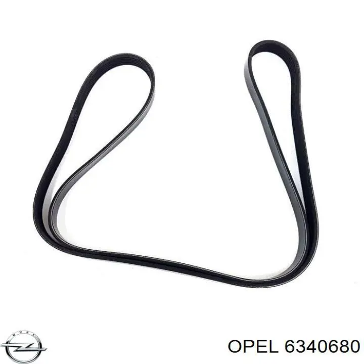 Клиновий ремінь Opel 6340680 ціна, від 12.81 USD