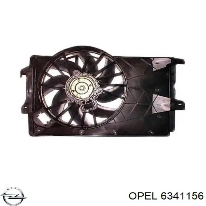 Вентилятор радіатора Opel 6341156 ціна, від 171.92 USD