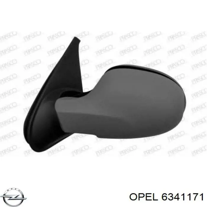 Купити 6341171 Opel Електровентилятор охолодження в зборі (двигун + крильчатка)