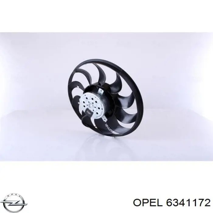 Вентилятор/крильчатка радіатора охолодження Opel 6341172 ціна, від 50.62 USD
