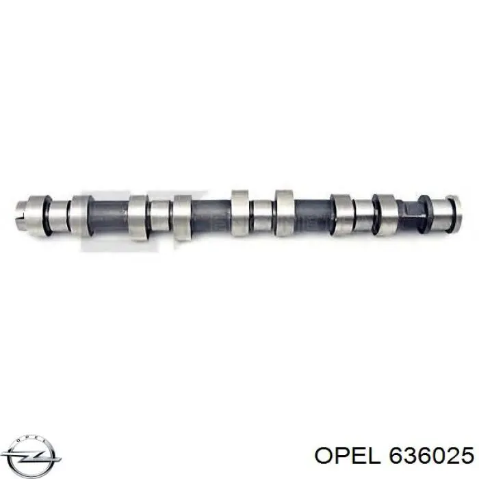 636025 Opel розподільний вал двигуна випускний