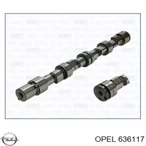 0636117 Opel Вал розподільний