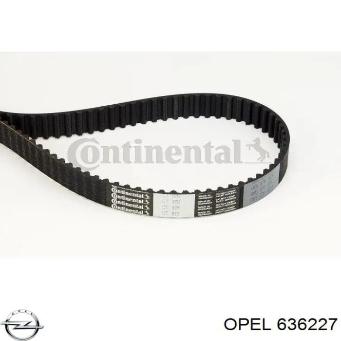 Зубчастий ремінь Opel 636227 ціна, від 28.11 USD