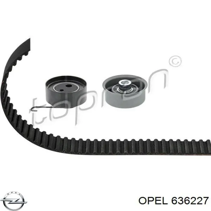 Купити 636227 Opel Ремінь газорозподільного механізму