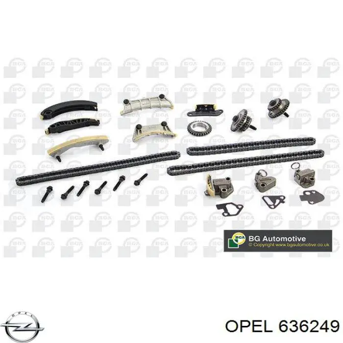 Ланцюг Opel 636249 ціна, від 30.53 USD
