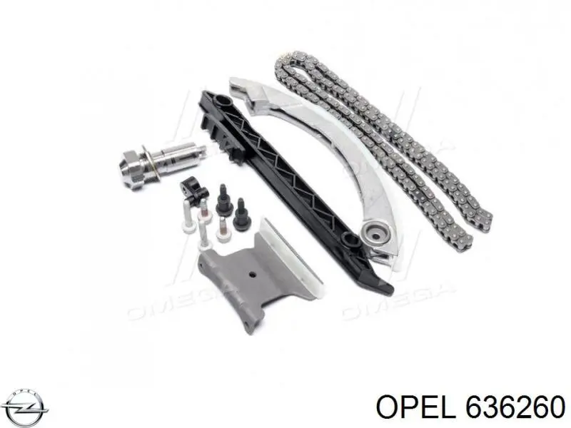 Ланцюг ГРМ, комплект Opel 636260 ціна, від 135.29 USD