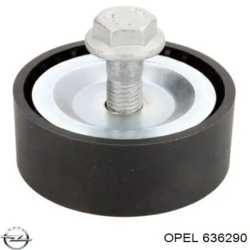 636290 Opel ролик приводного ременя, паразитний