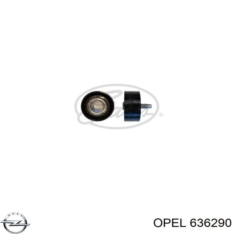 Ролик приводного ременя, паразитний Opel 636290 ціна, від 14.70 USD