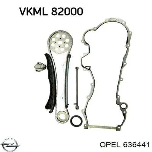 636441 Opel натягувач ланцюга грм