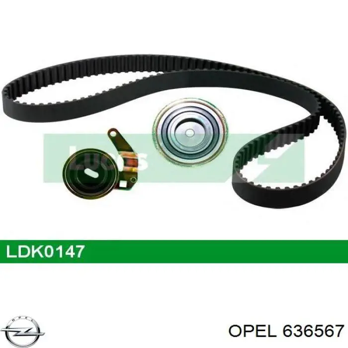 Зубчастий ремінь Opel 90410225 ціна, від 9.13 USD