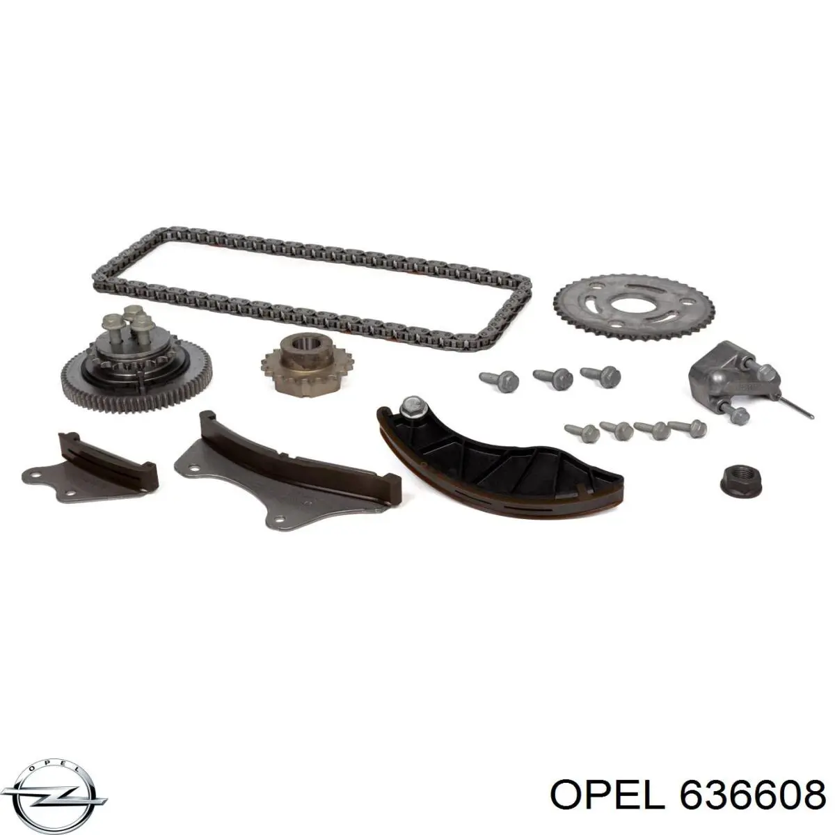 Ланцюг ГРМ, комплект Opel 636608 ціна, від 92.68 USD