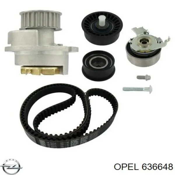 Кронштейн натягувача ременя ГРМ 636648 Opel