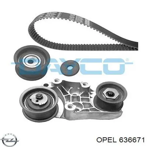 636671 Opel комплект грм