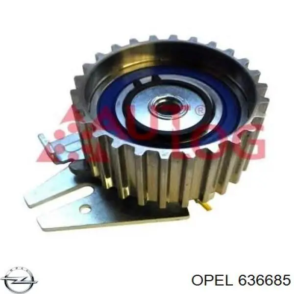 636685 Opel ролик натягувача ременя грм