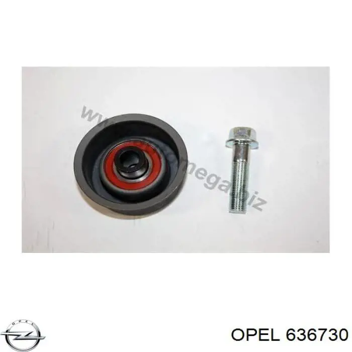 636730 Opel ролик ременя грм, паразитний