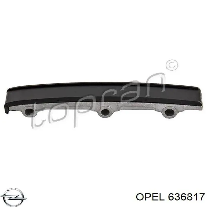 Заспокоювач ланцюга ГРМ, нижній Opel 636817 ціна, від 11.40 USD