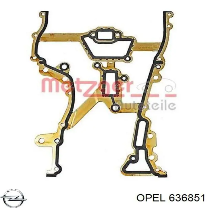 Ланцюг ГРМ, комплект Opel 636851 ціна, від 66.27 USD
