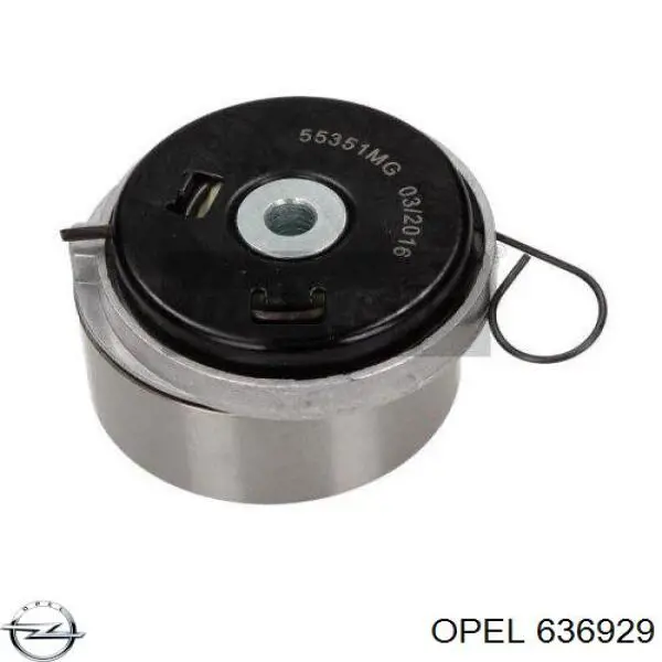 636929 Opel ролик натягувача ременя грм
